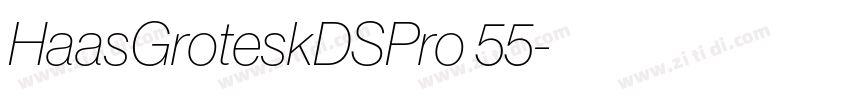HaasGroteskDSPro 55字体转换